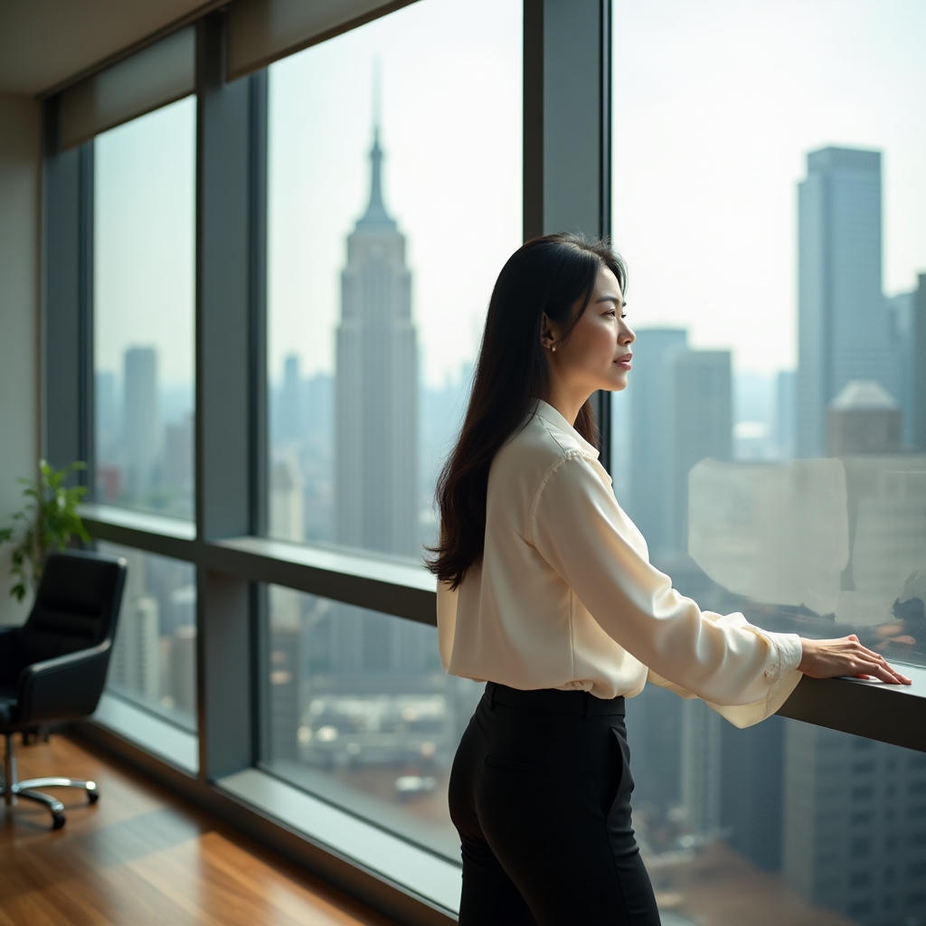 Professional pausing thoughtfully at a career crossroads